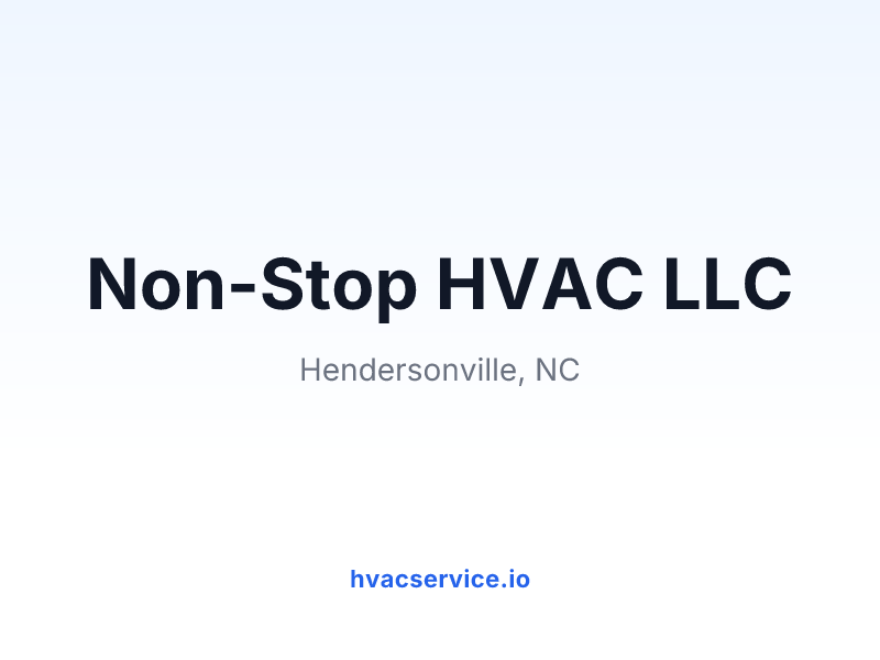 Non-Stop HVAC LLC