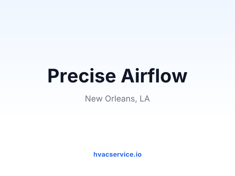Precise Airflow