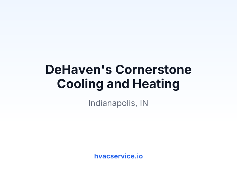 DeHaven's Cornerstone Cooling and Heating