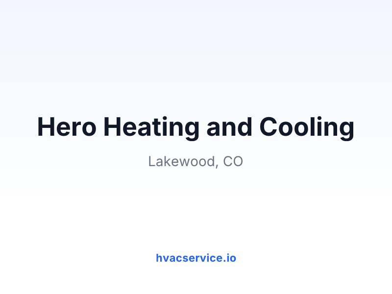 Hero Heating and Cooling