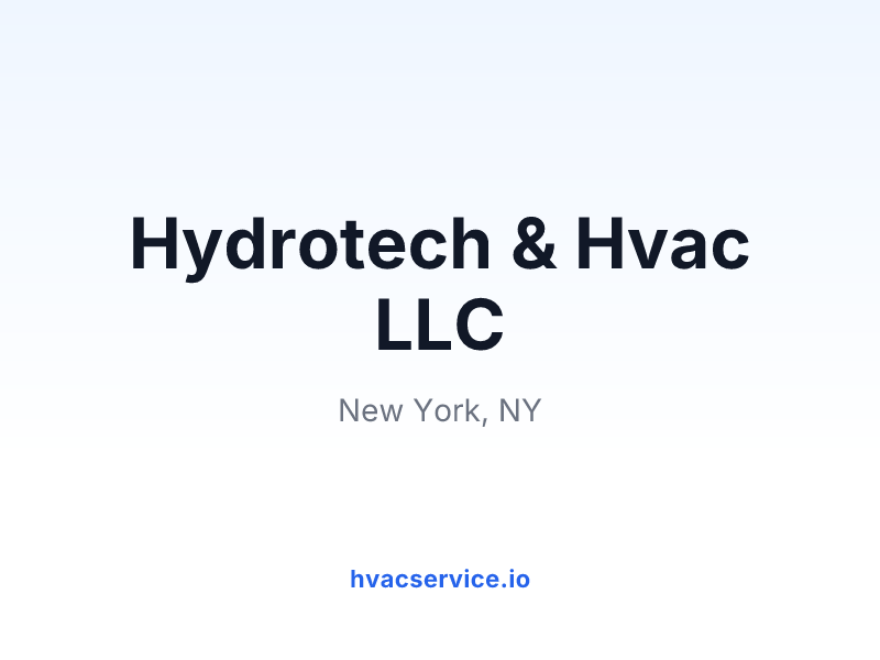 Hydrotech & Hvac LLC