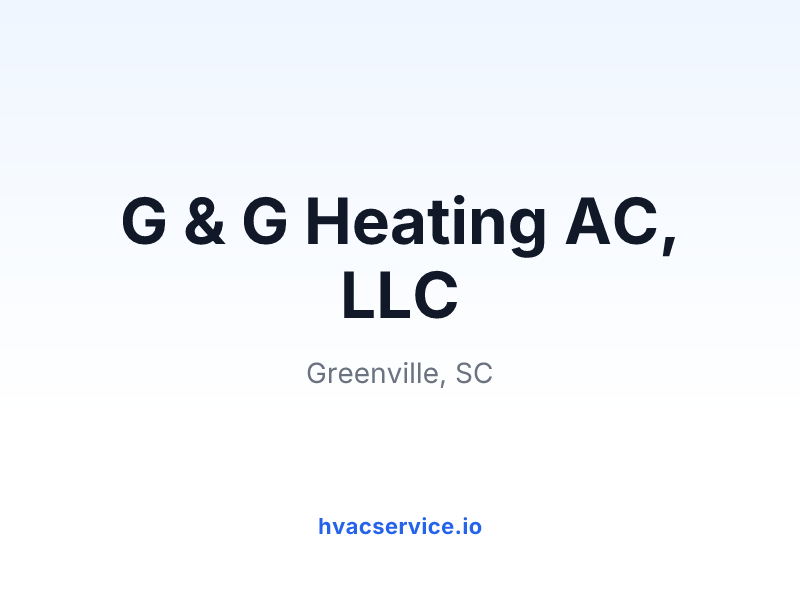 G & G Heating AC, LLC