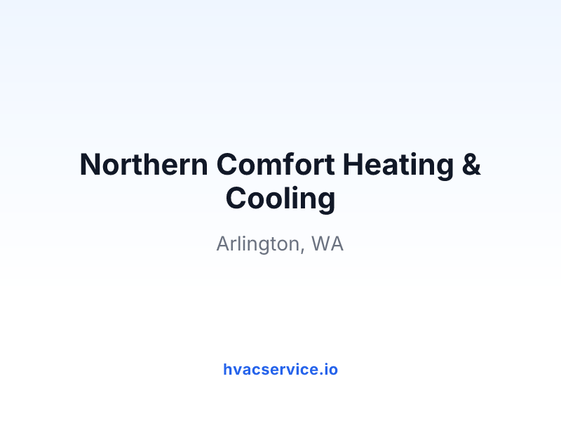 Northern Comfort Heating & Cooling