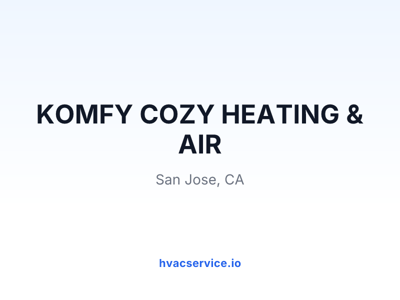 KOMFY COZY HEATING & AIR