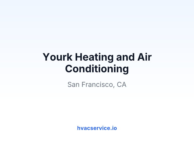 Yourk Heating and Air Conditioning