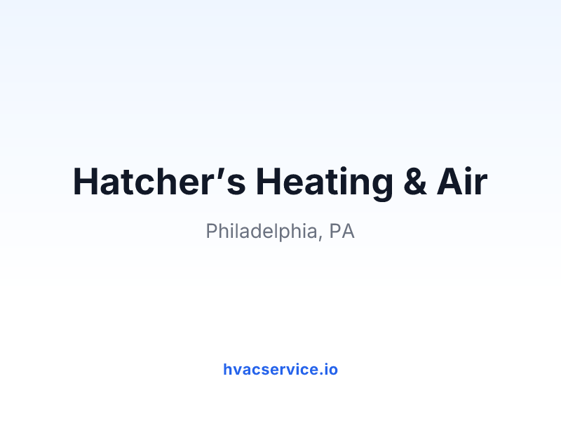 Hatcher’s Heating & Air