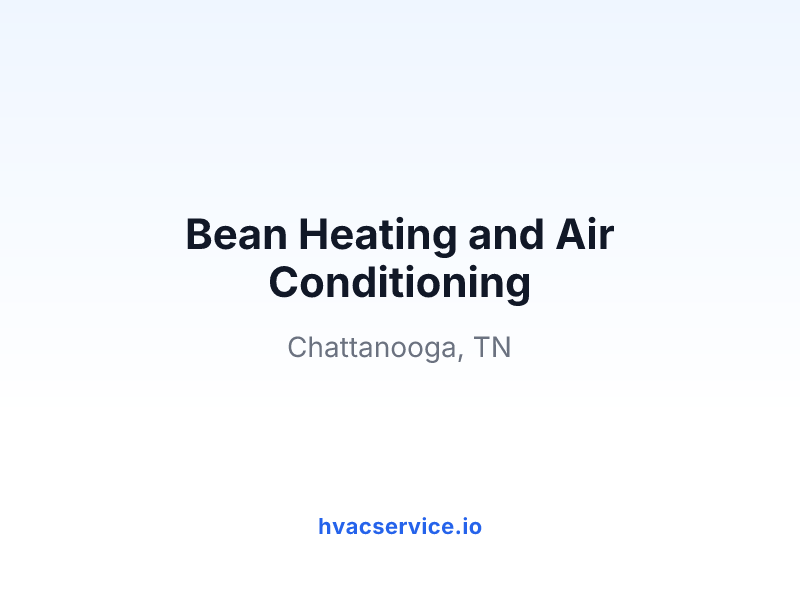Bean Heating and Air Conditioning