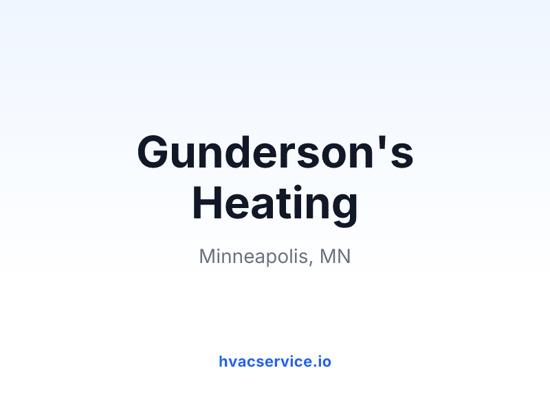 Gunderson's Heating