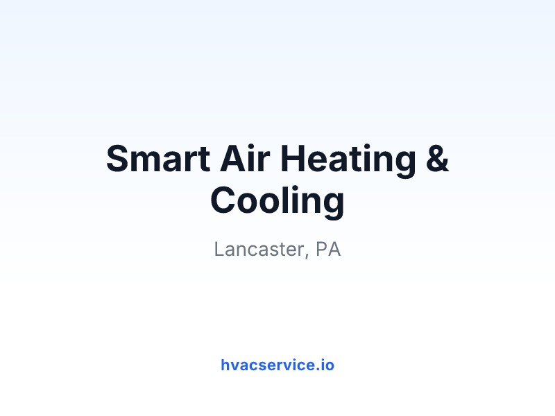 Smart Air Heating & Cooling