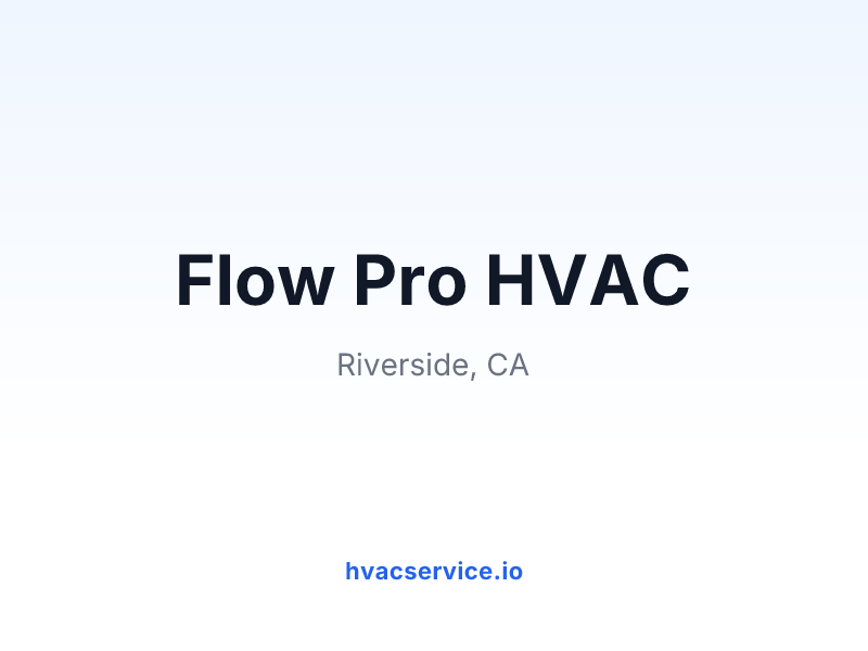 Flow Pro HVAC