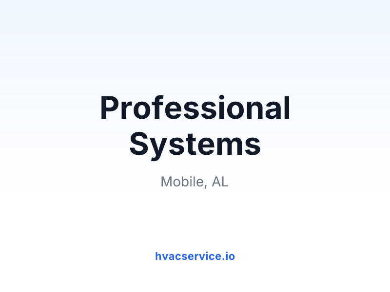 Professional Systems