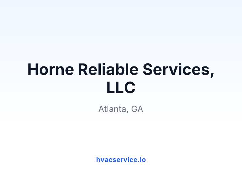 Horne Reliable Services, LLC
