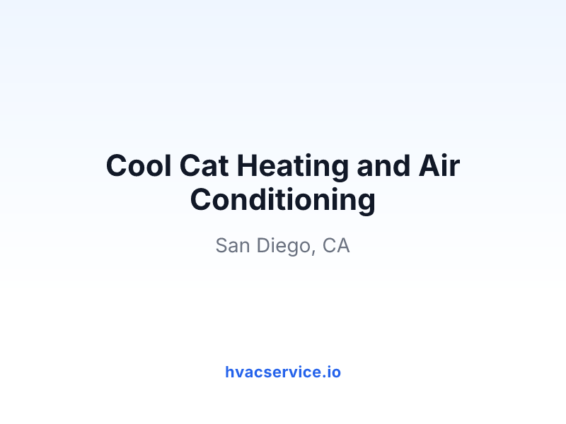 Cool Cat Heating and Air Conditioning