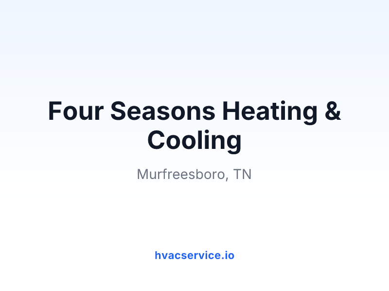 Four Seasons Heating & Cooling