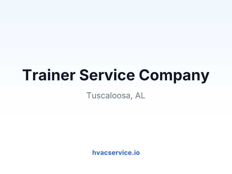 Trainer Service Company