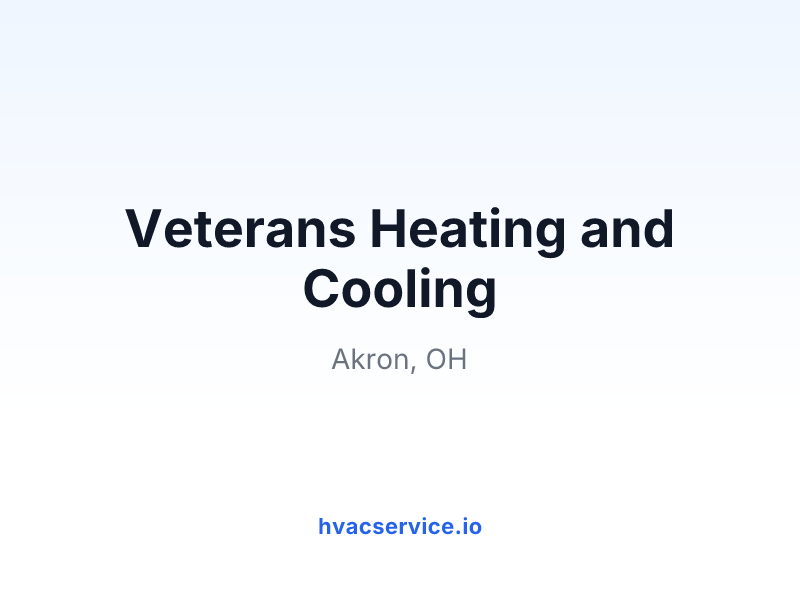 Veterans Heating and Cooling