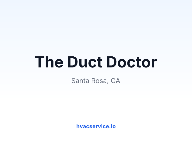 The Duct Doctor