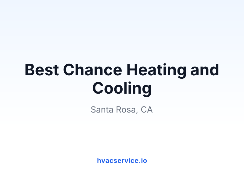Best Chance Heating and Cooling