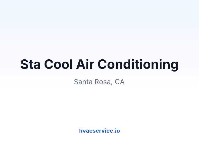 Sta Cool Air Conditioning