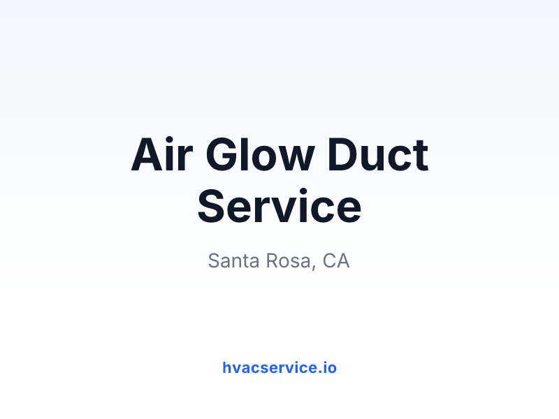 Air Glow Duct Service