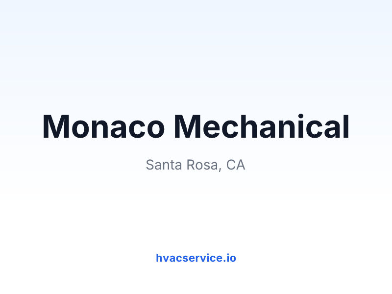 Monaco Mechanical