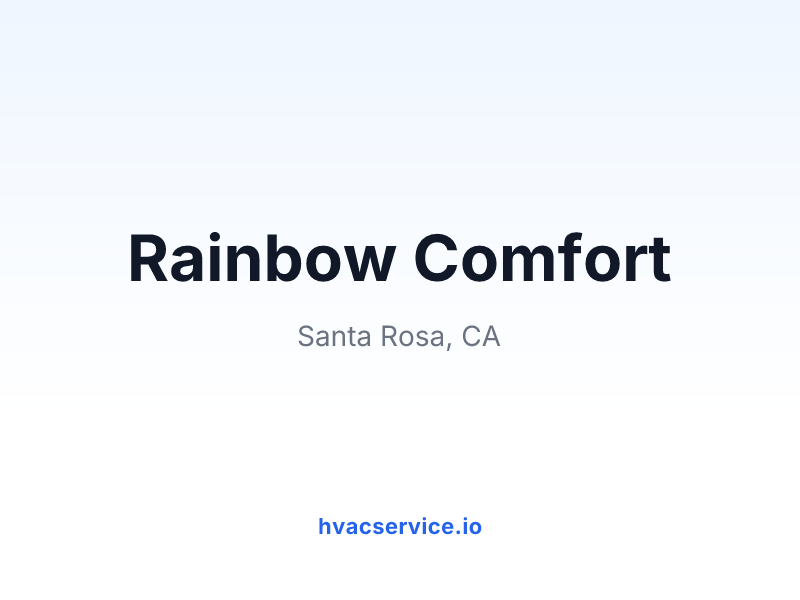 Rainbow Comfort