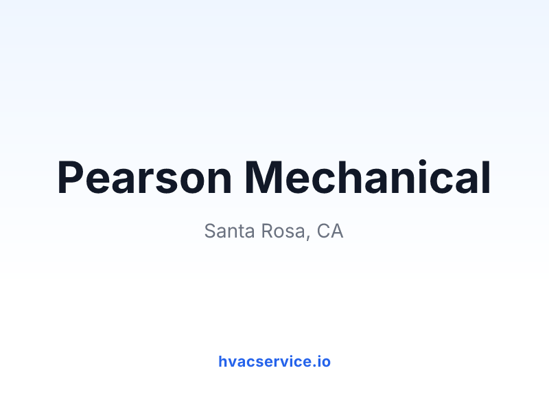 Pearson Mechanical
