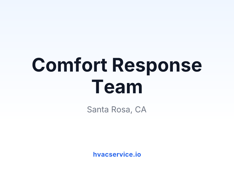 Comfort Response Team