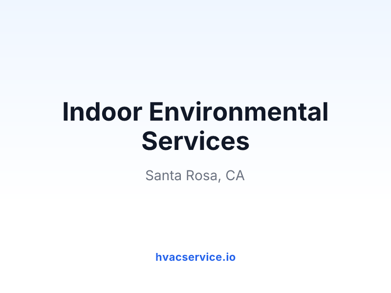 Indoor Environmental Services