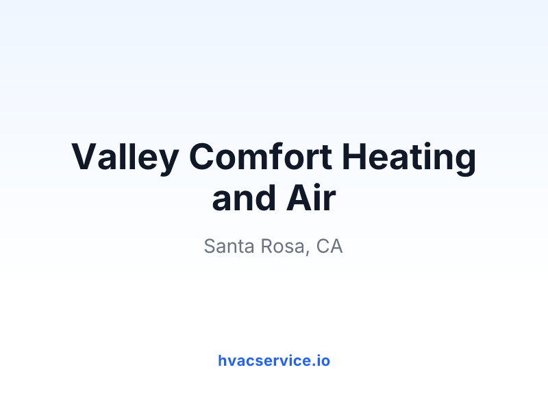 Valley Comfort Heating and Air