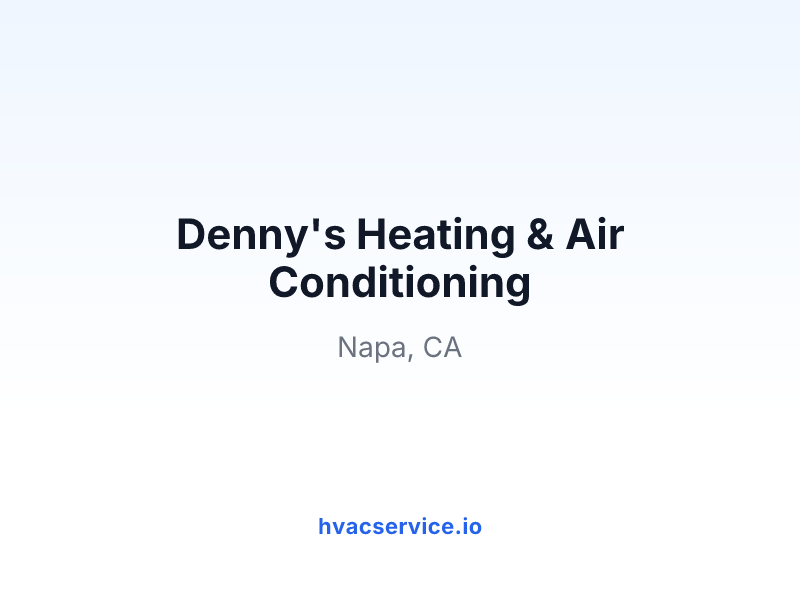 Denny's Heating & Air Conditioning