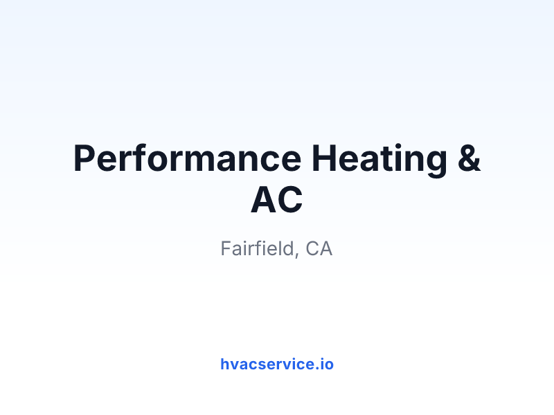 Performance Heating & AC