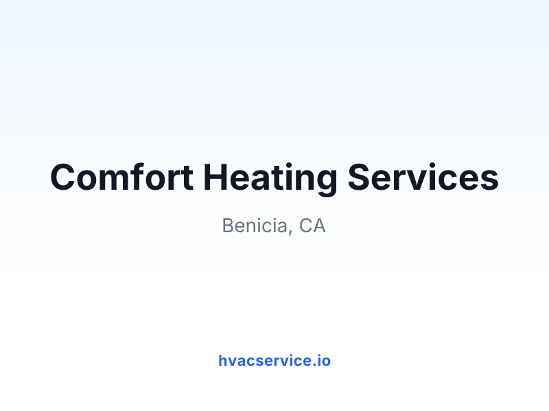 Comfort Heating Services