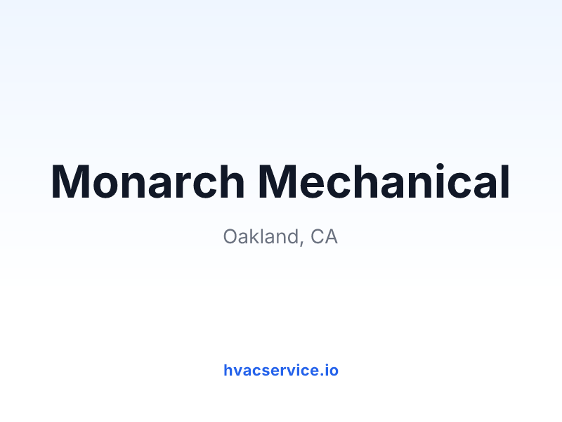 Monarch Mechanical