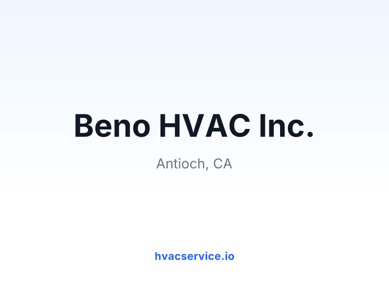 Beno HVAC Inc.