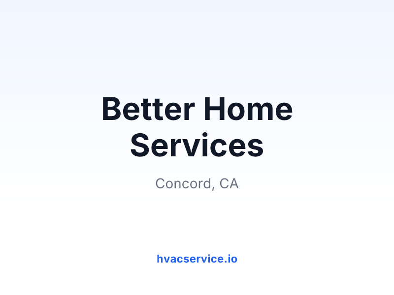 Better Home Services