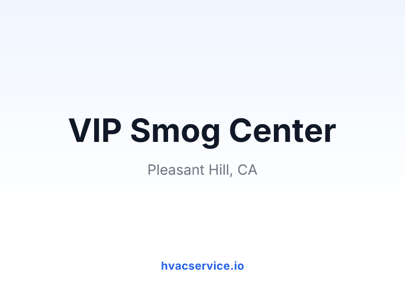 VIP Smog Center