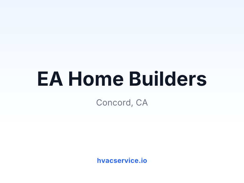 EA Home Builders