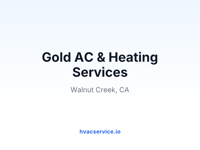 Gold AC & Heating Services