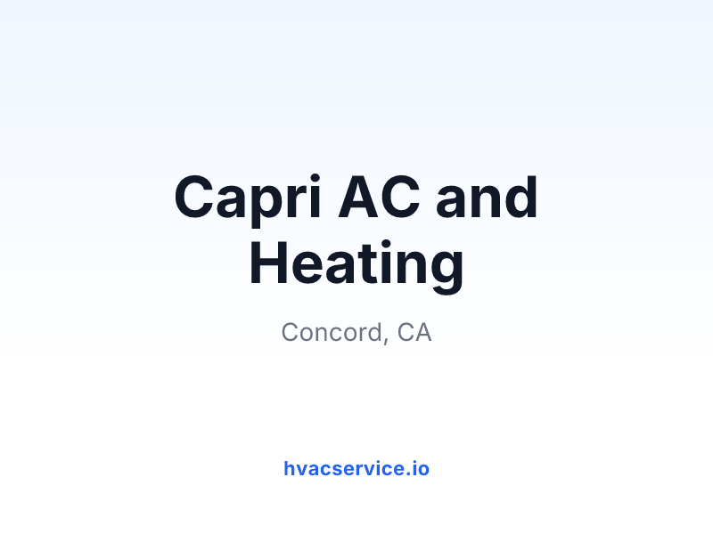 Capri AC and Heating
