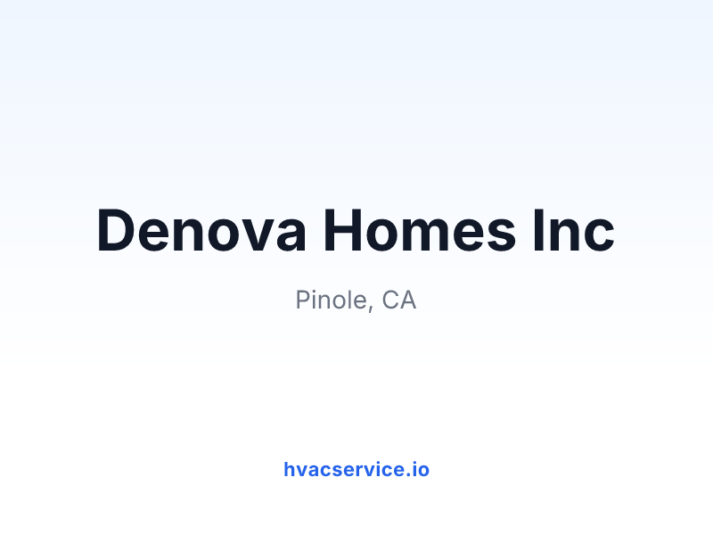 Denova Homes Inc