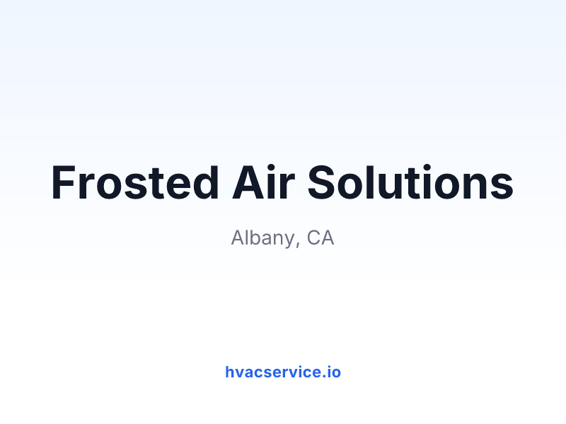 Frosted Air Solutions