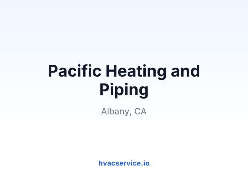 Pacific Heating and Piping
