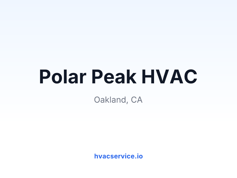 Polar Peak HVAC
