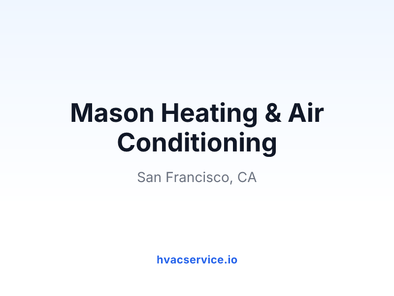 Mason Heating & Air Conditioning