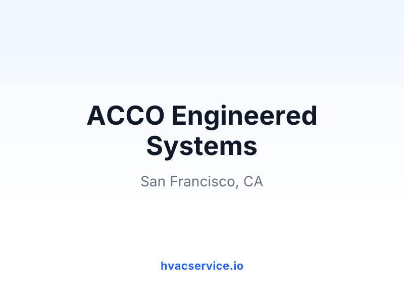 ACCO Engineered Systems