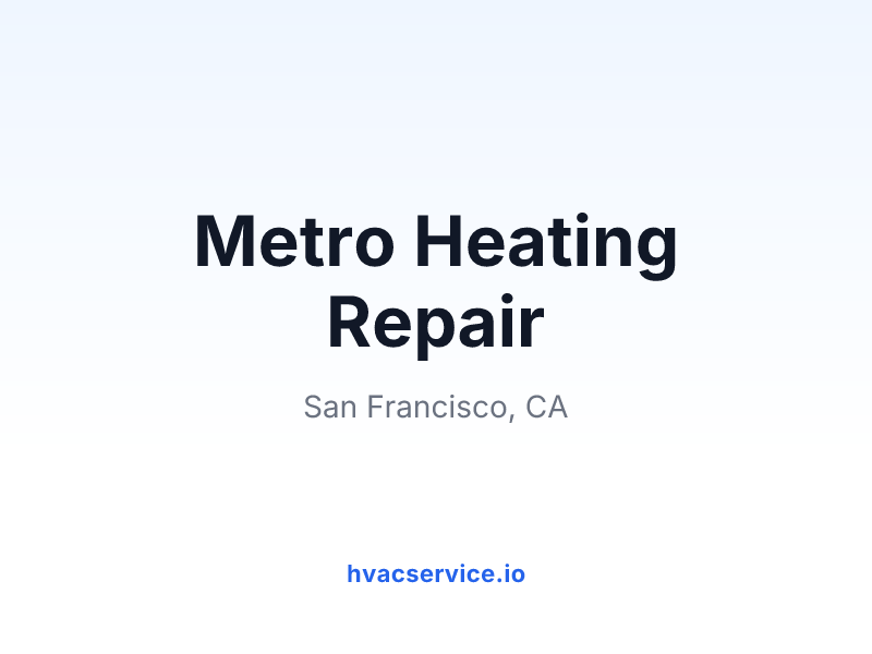 Metro Heating Repair