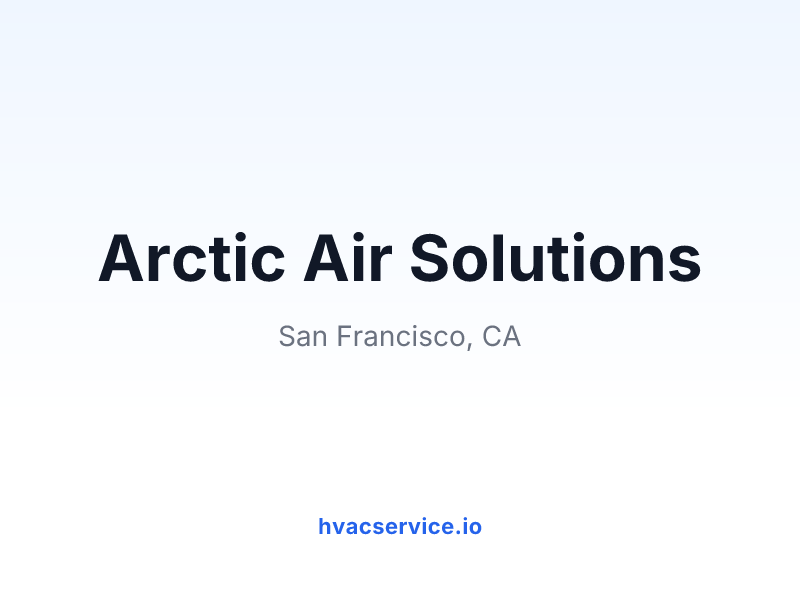 Arctic Air Solutions
