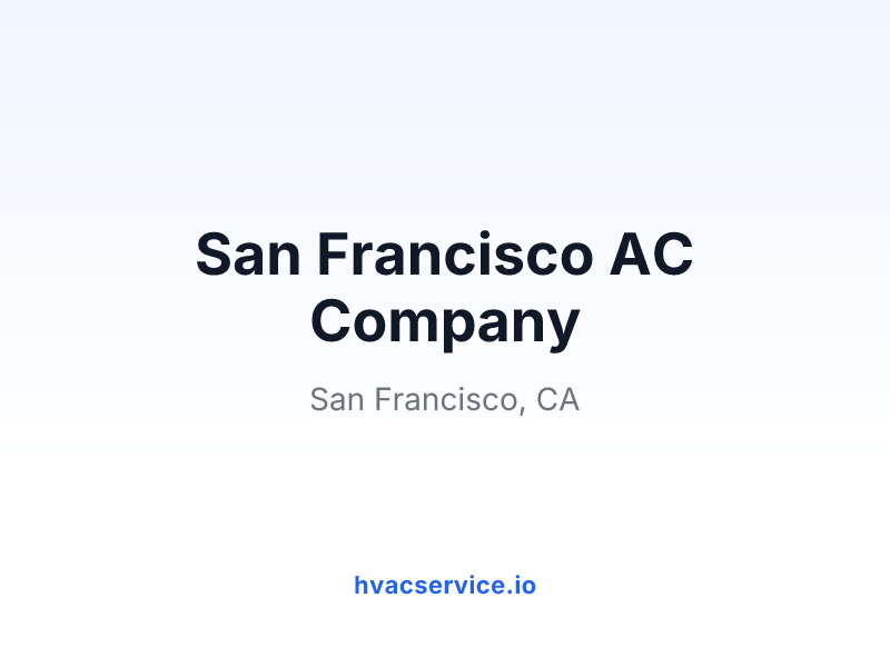 San Francisco AC Company