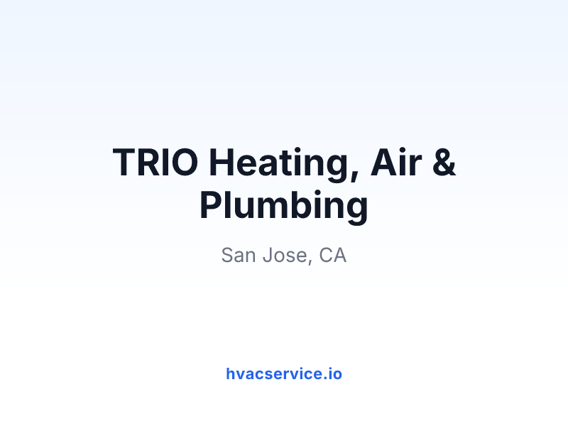 TRIO Heating, Air & Plumbing